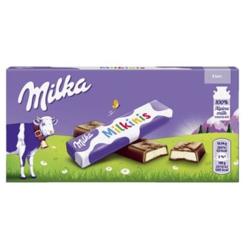 Milka Milkinis Chocolate Bars With Creaming Filling 3.1 oz (87.5g ...