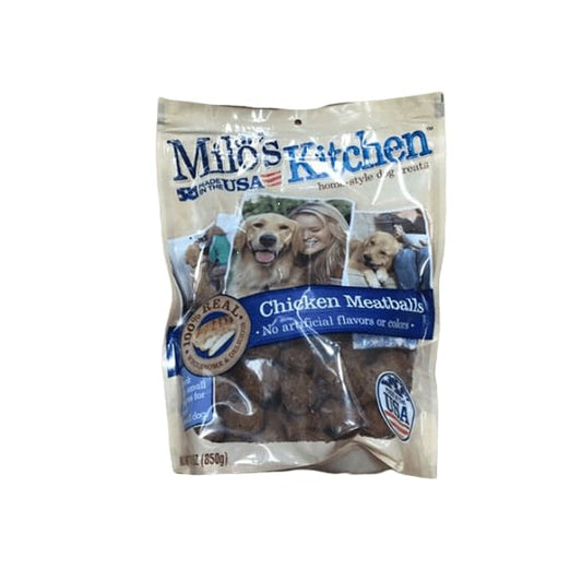 Milo's Kitchen Chicken Meatballs Dog Treats, 30 oz. - ShelHealth.Com