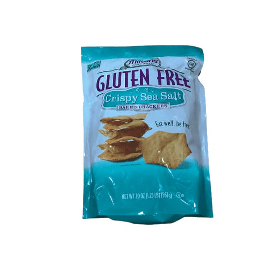 Milton's Gluten Free Crispy Sea Salt Baked Crackers, 1.2 Pound - ShelHealth.Com
