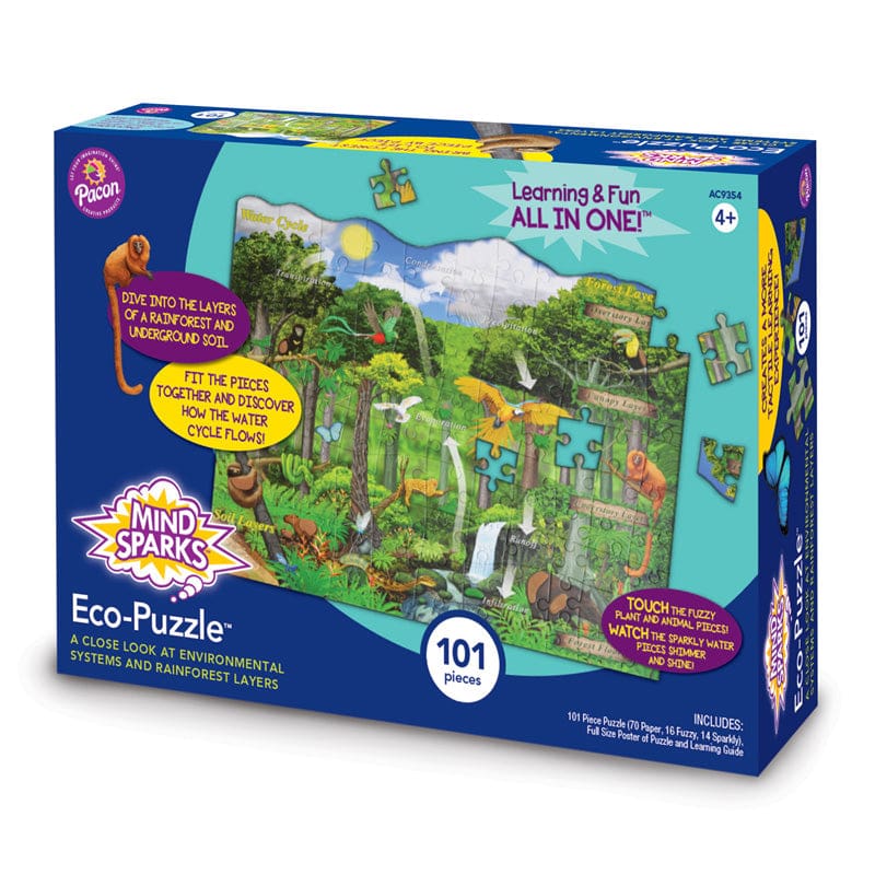 Mind Sparks Eco Puzzle 101 Pieces - Puzzles - Dixon Ticonderoga Co - Pacon