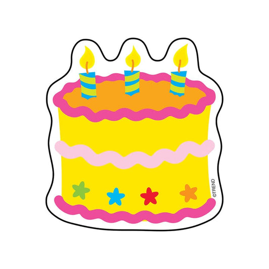 Mini Accents Birthday Cake 36Pk 3In (Pack of 10) - Accents - Trend Enterprises Inc.