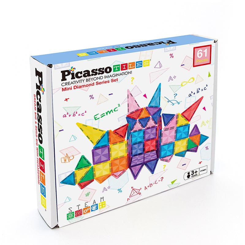 Mini Diamond 61Pc Set Build Blocks - Blocks & Construction Play - Latitude-picasso Tiles