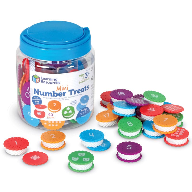 Mini Number Cookies (New Item With Future Availability Date) - Math - Learning Resources