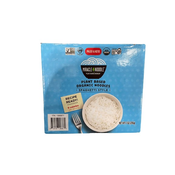 Miracle Noodle Miracle Noodle, Noodle Ready Spaghetti Style, 7 Ounce (Pack of 6)