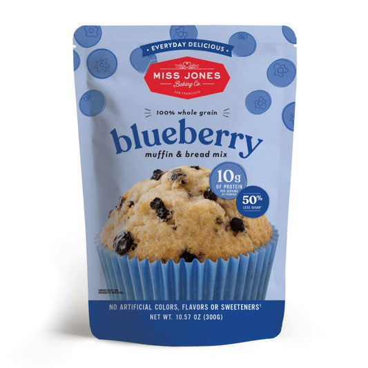 MISS JONES BAKING CO MISS JONES BAKING CO Everyday Delicious Blueberry Muffin and Bread Mix, 11.54 oz