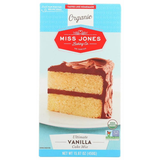 MISS JONES BAKING CO MISS JONES BAKING CO Mix Cake Vanilla Org, 15.87 oz
