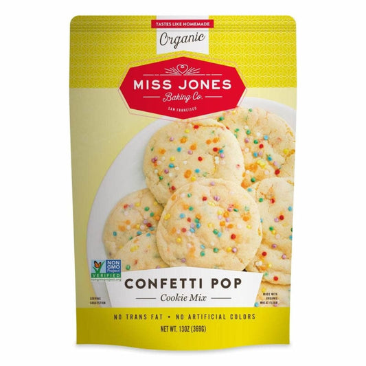 MISS JONES BAKING CO MISS JONES BAKING CO Mix Cookie Cnfeti Pop Org, 13 oz
