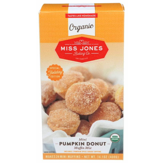 MISS JONES BAKING CO MISS JONES BAKING CO Organic Mini Pumpkin Donut Muffin Mix, 14.1 oz