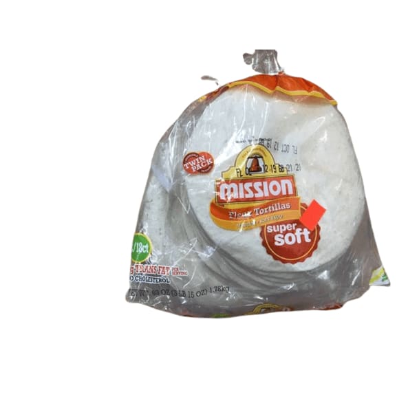 Mission Soft Taco Medium Size Flour Tortillas, 2 pk./18 ct. - ShelHealth.Com