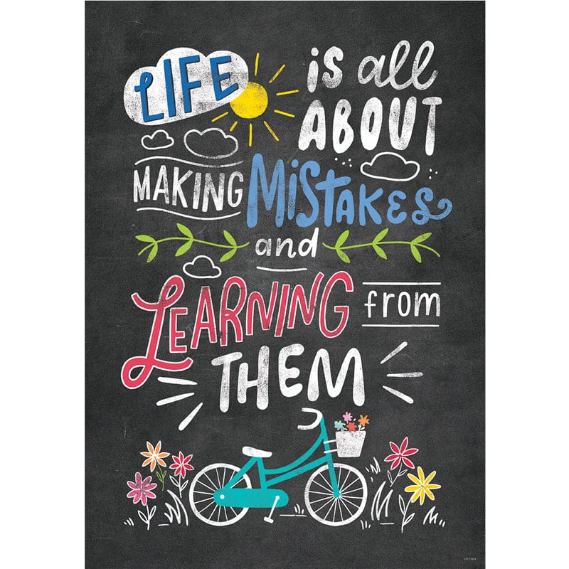 Mistakes Inspire U Poster (Pack of 12) - Motivational - Creative Teaching Press