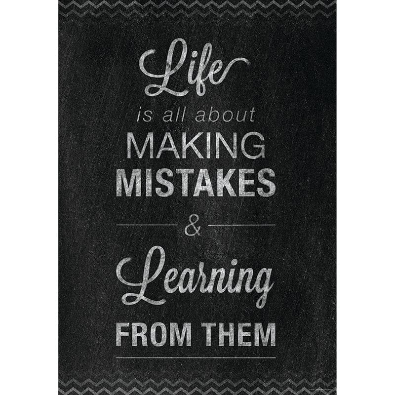 Mistakes Poster (Pack of 12) - Motivational - Creative Teaching Press