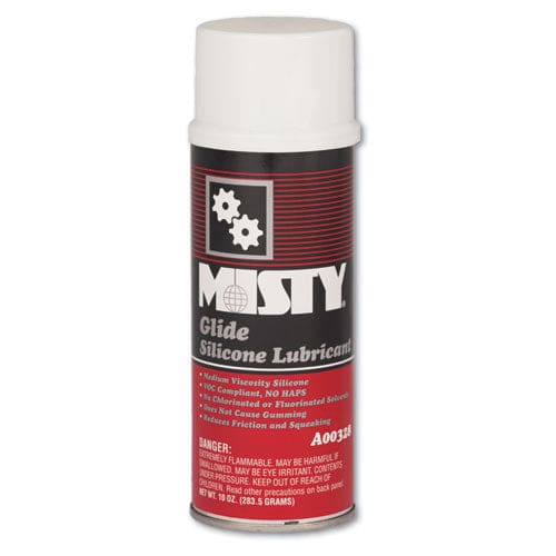 Misty Glide Silicone Lubricant Unscented 10 Oz Aerosol Can 12/carton - Janitorial & Sanitation - Misty®
