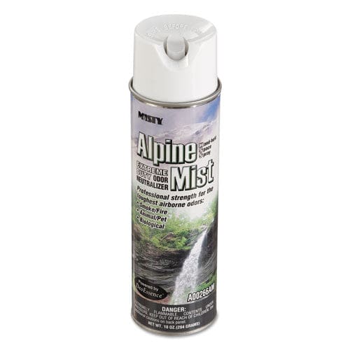 Misty Hand-held Odor Neutralizer Alpine Mist 10 Oz Aerosol Spray 12/carton - Janitorial & Sanitation - Misty®