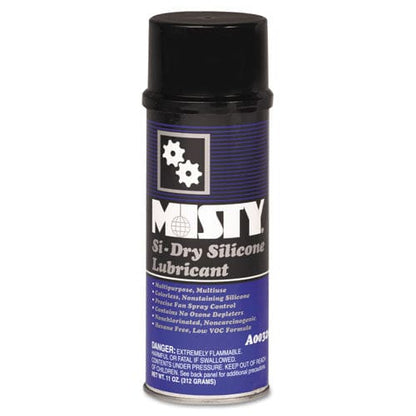 Misty Si-dry Silicone Spray Lubricant 11 Oz Aerosol Can 12/carton - Janitorial & Sanitation - Misty®