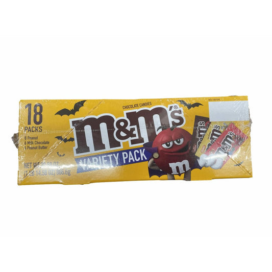 M&M'S M&M's Full Size Halloween Chocolate Candy Bars - 30.58oz/18Ct Box