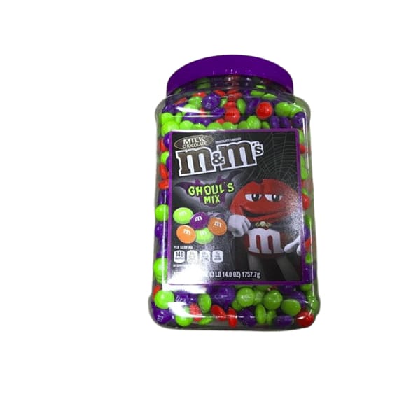 M&M's Ghoul's Mix Green, Purple, Orange, Halloween Milk Chocolate Candy, 62 Oz. - ShelHealth.Com