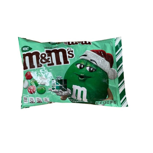 M&M’s Holiday Mint Chocolate Christmas Candy - 9.2 oz Bag - M&M’s