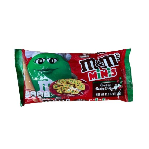 M&M’s Minis Milk Chocolate Christmas Candy - 11 oz Bag - M&M’s