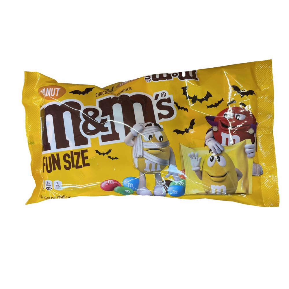 Fall. M M&M's Peanut Halloween Fun Size Chocolate Candy - 10.57 oz Bag | ShelHealth