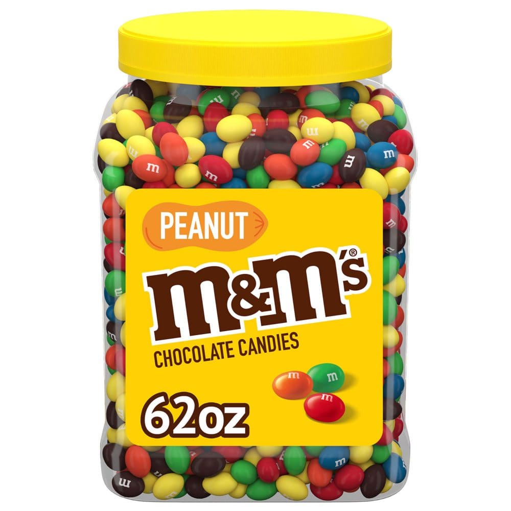 M&M’S Peanut Milk Chocolate Candy Bulk Jar (62 oz.) - Candy - M&M’S Peanut