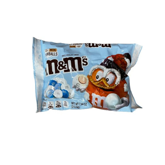 M&M’s White Chocolate Pretzel Snowball Christmas Candy - 7.44oz - M&M’s