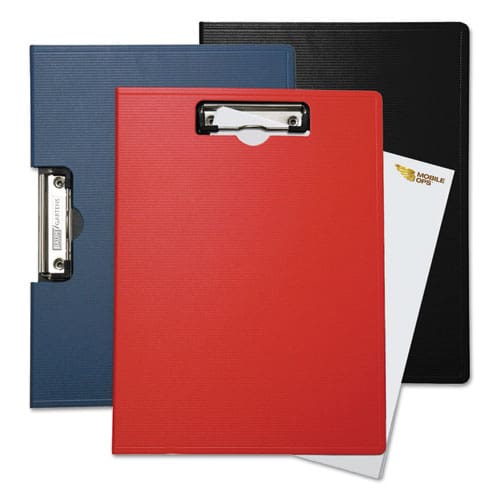 Mobile OPS Portfolio Clipboard With Low-profile Clip Portrait Orientation 0.5 Clip Capacity Holds 8.5 X 11 Sheets Blue - Office - Mobile