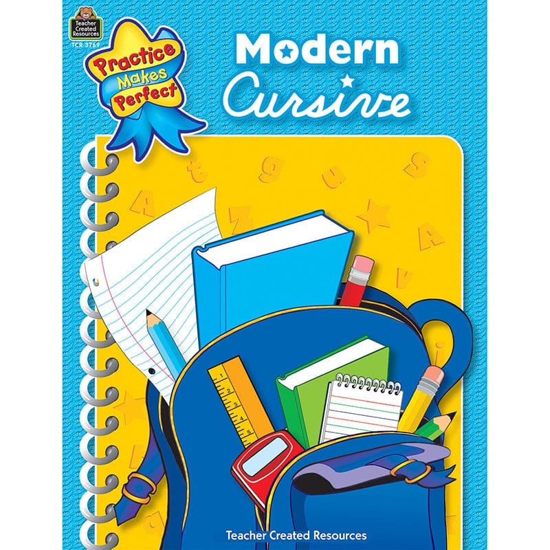Modern Cursive Gr 1-2 Practice Makes Perfect (Pack of 10) - Writing Skills - Teacher Created Resources