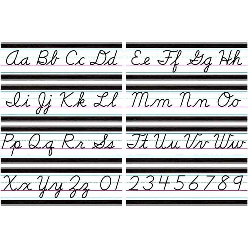 Modern Farmhouse Cursive Bb St (Pack of 3) - Alphabet Lines - Teacher Created Resources