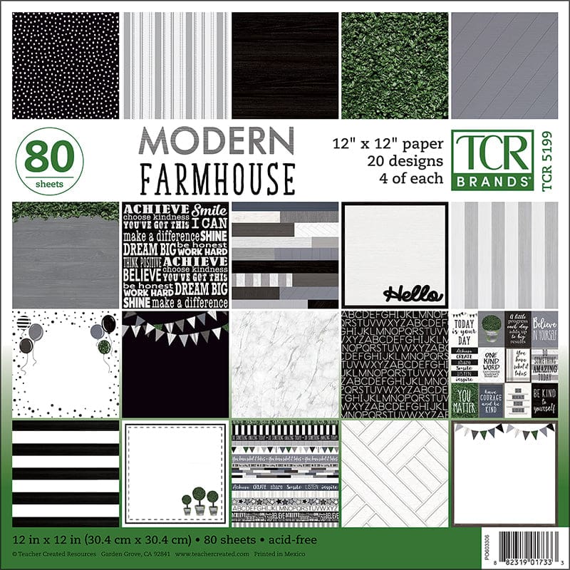 Modern Farmhouse Project Paper (Pack of 2) - Craft Paper - Teacher Created Resources