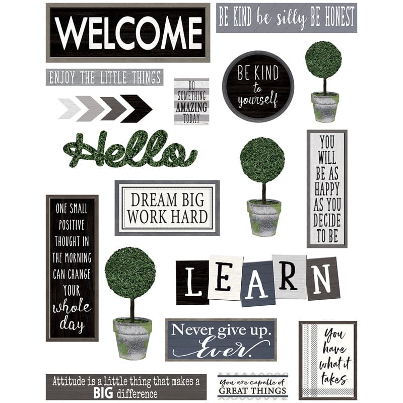 Modern Farmhouse Wall Decor Bbs Paper (Pack of 3) - Classroom Theme - Teacher Created Resources