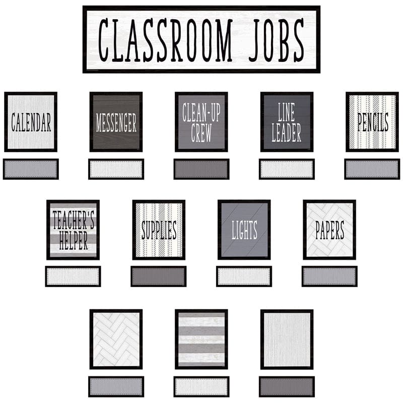 Modern Farmhs Class Jobs Mini Bb St (Pack of 6) - Miscellaneous - Teacher Created Resources