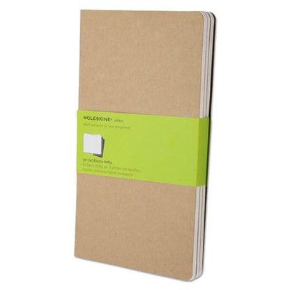 Moleskine Cahier Journal 1 Subject Unruled Brown Kraft Cover 8.25 X 5 80 Sheets 3/pack - Office - Moleskine®