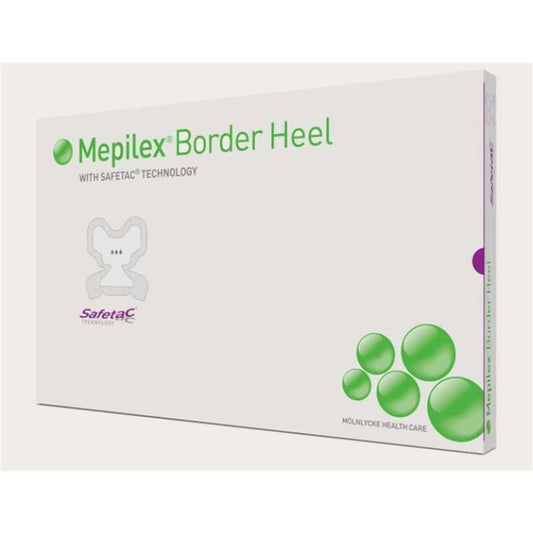 Molnlycke Meliplex Border Heel Foam 22Cm X23Cm Box of 10 - Item Detail - Molnlycke