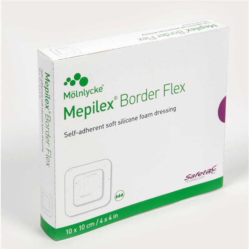 Molnlycke Mepilex Adhesive Border Flex 6 X 6 Box of 5 - Wound Care >> Advanced Wound Care >> Foam Dressings - Molnlycke