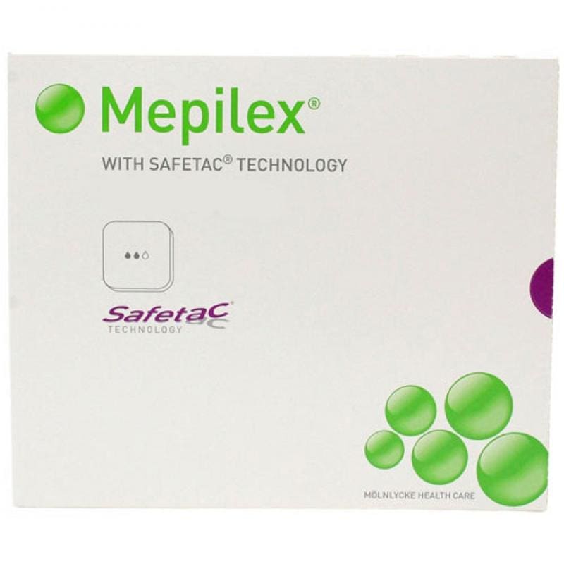 Molnlycke Mepilex Adhesive Foam 8In X 8In Box of 5 - Wound Care >> Advanced Wound Care >> Foam Dressings - Molnlycke
