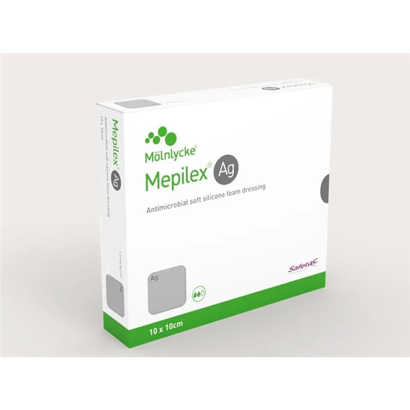 Molnlycke Mepilex Ag Dressing 6 X 6 - Item Detail - Molnlycke