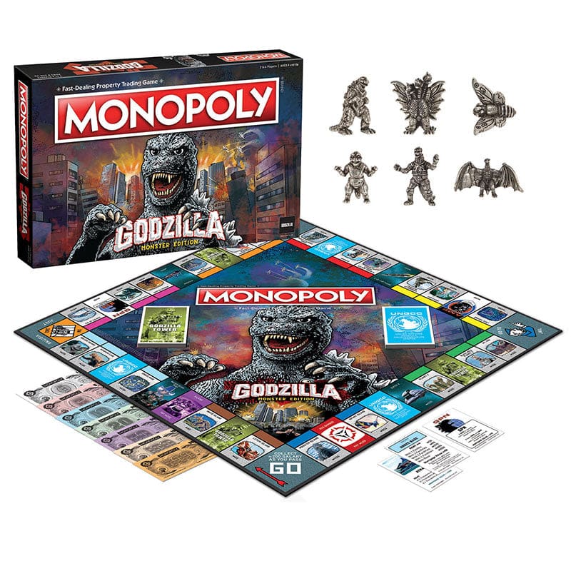 Monopoly Godzilla - Games - Usaopoly Inc