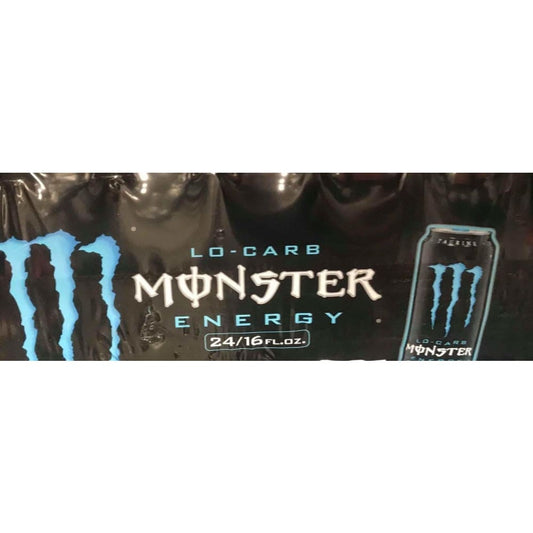 Monster Energy Lo-Carb, 16 oz. (Pack of 24) - ShelHealth.Com