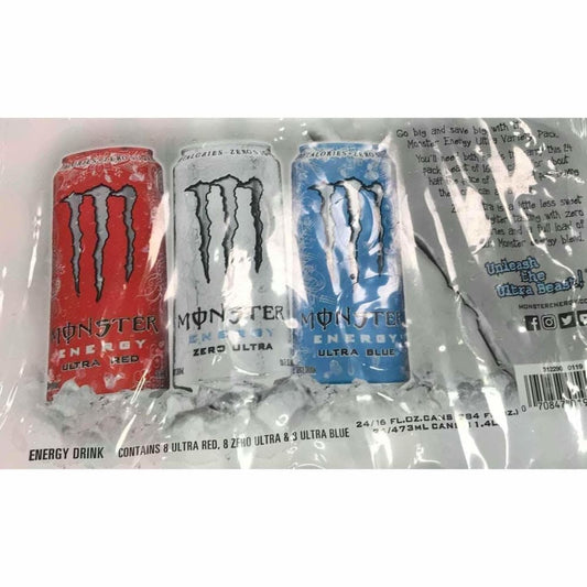 Monster Energy Ultra, 24 ct./16 oz. - ShelHealth.Com