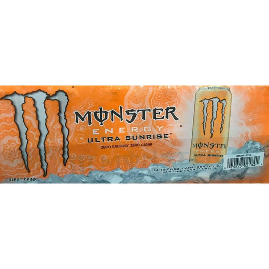 Monster Energy Ultra Sunrise, 16 oz. (Pack of 24) - ShelHealth.Com