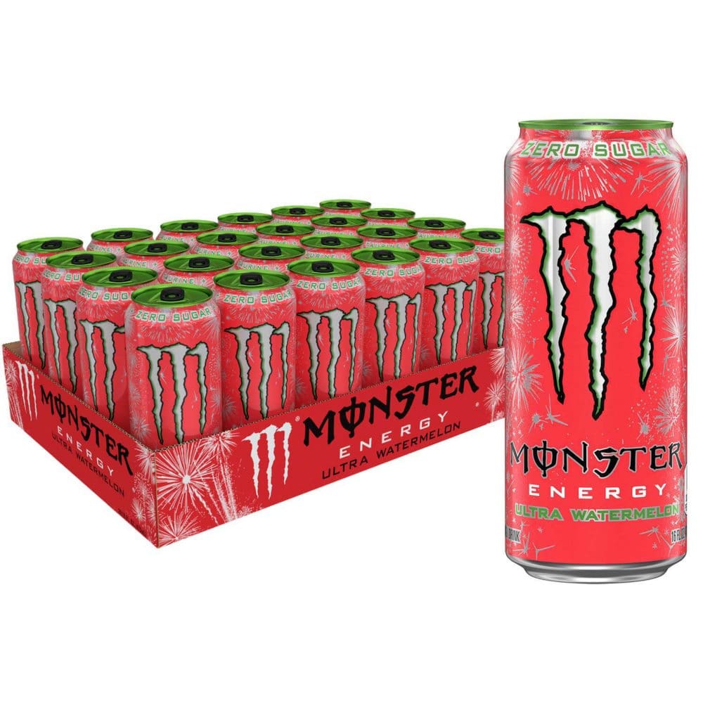 Monster Energy Ultra Watermelon (16 fl. oz. 24 pk.) - Energy Drinks - Monster Energy