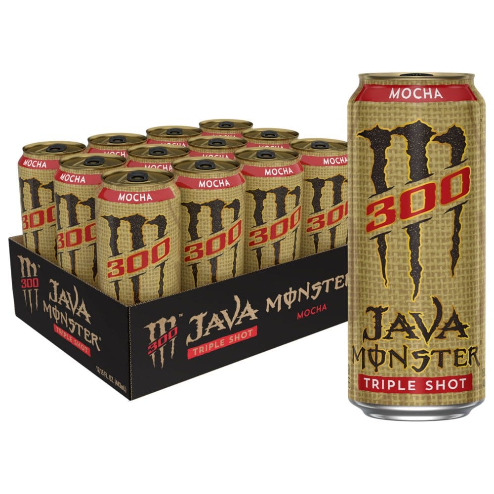 Monster Java 300 Triple Shot Mocha (15 fl. oz. 12 pk.) - Energy Drinks - Monster Java