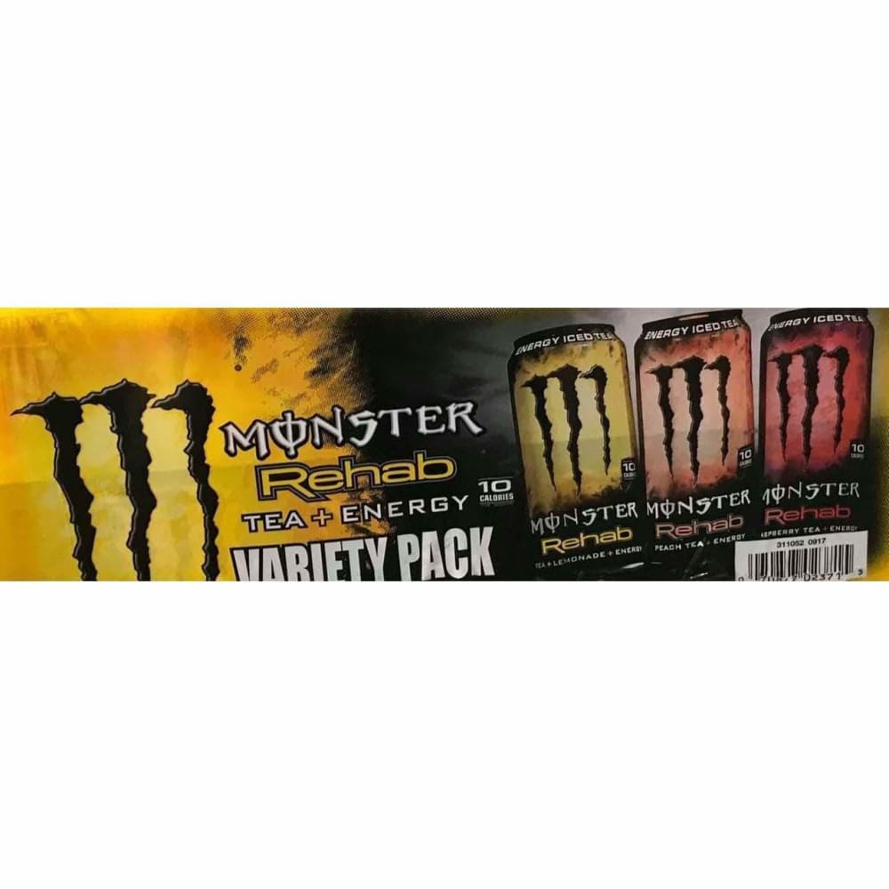 Monster Rehab Iced Tea Energy Drink, 24 ct./16 oz. - ShelHealth.Com