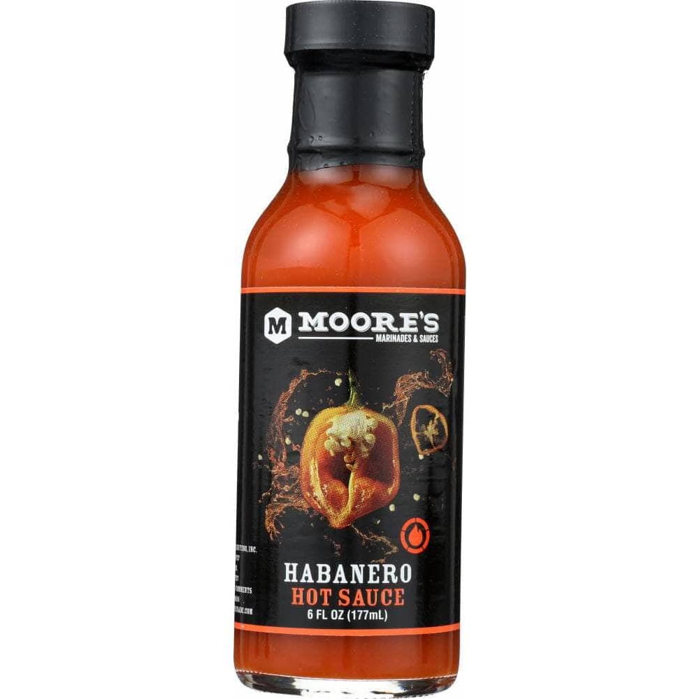 Moores Marinades & Sauces Moore Sauce Habanero Hot, 6 oz