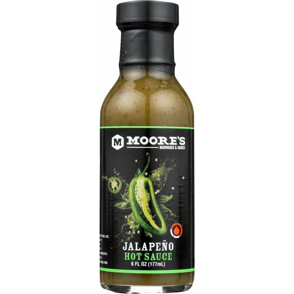 Moores Marinades & Sauces Moore Sauce Jalapeno Hot, 6 oz