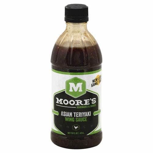 Moores Marinades & Sauces Moore Sauce Wing Asian Teriyaki, 16 oz