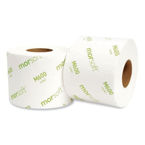 Morcon Tissue Morsoft Controlled Bath Tissue Septic Safe 2-ply White 600 Sheets/roll 48 Rolls/carton - Janitorial & Sanitation - Morcon