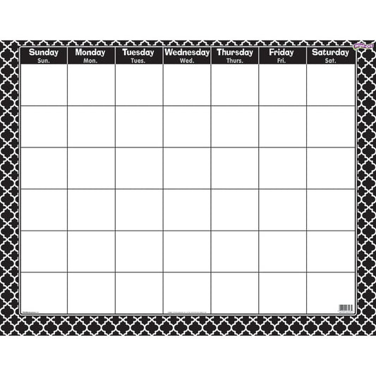 Moroccan Black Wipe Off Calendar Monthly (Pack of 10) - Calendars - Trend Enterprises Inc.