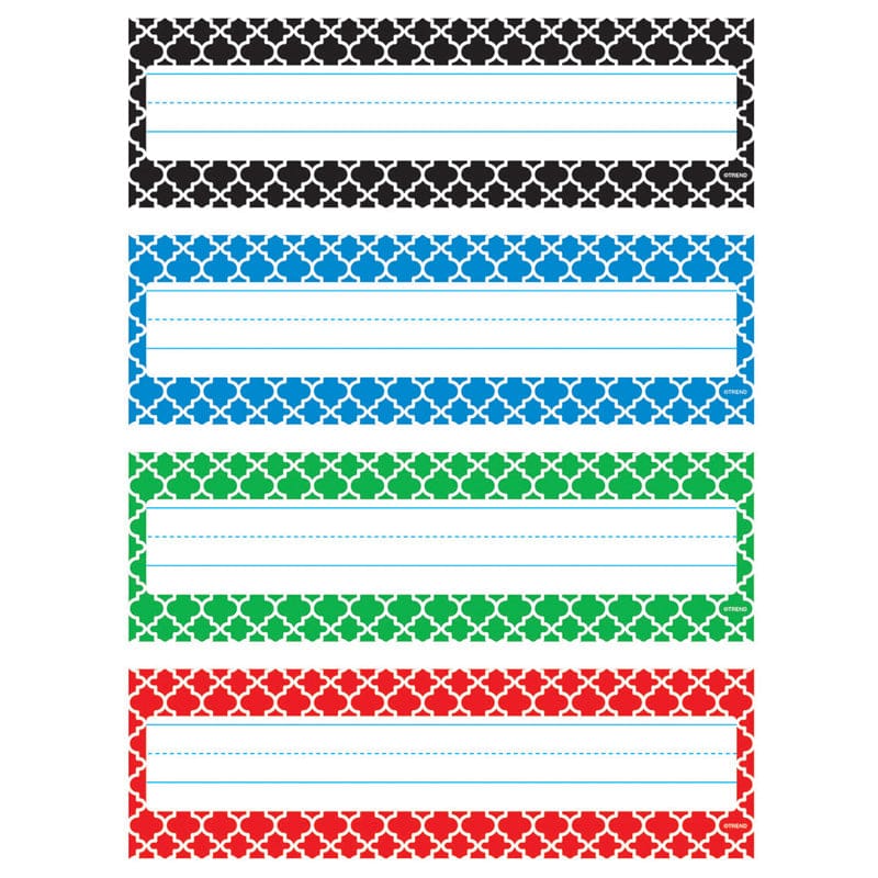 Moroccan Desk Toppers Name Plates (Pack of 10) - Name Plates - Trend Enterprises Inc.