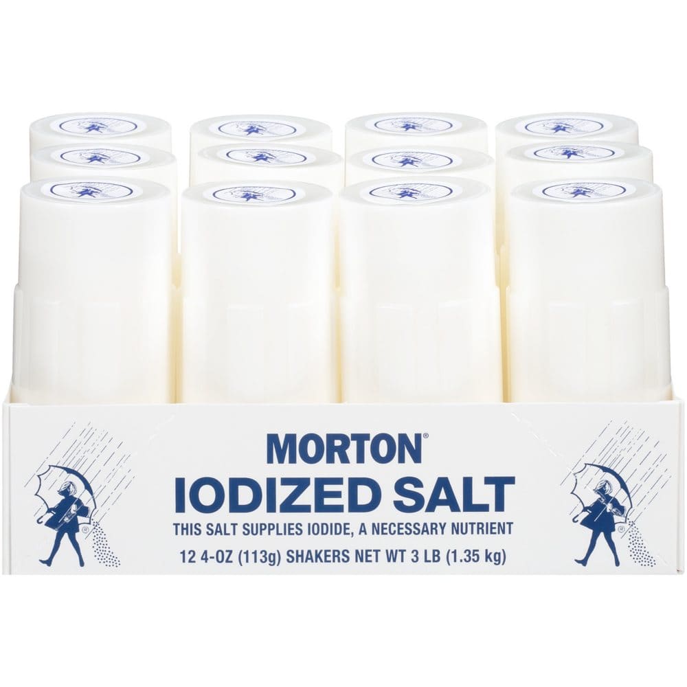 Morton Iodized Salt (4 oz. 12 ct.) - Baking Goods - Morton Iodized